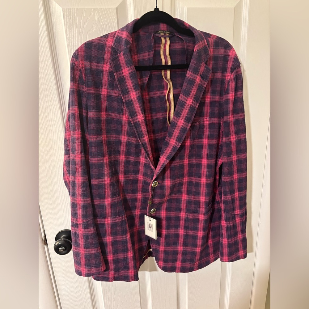 R by Robert Graham Men’s blazer sz 46
NWT